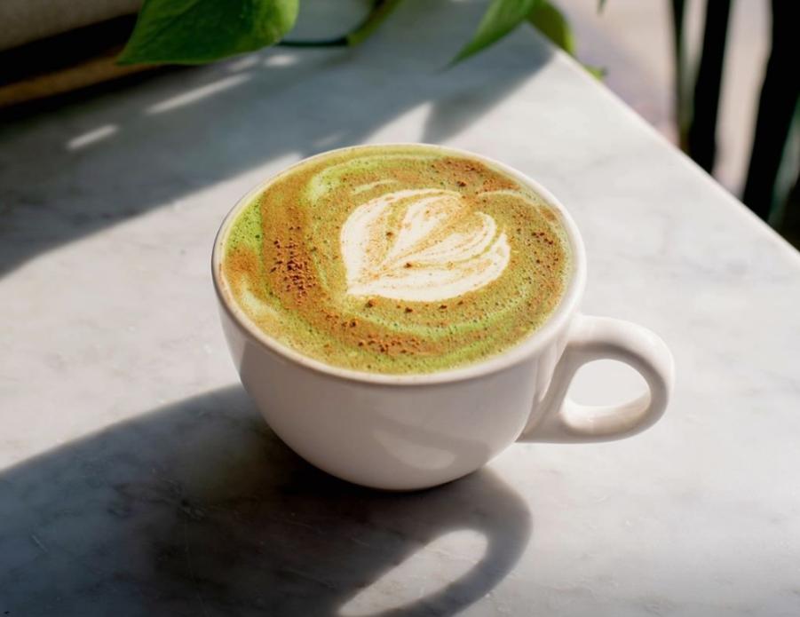 Café con leche de matcha. jpg