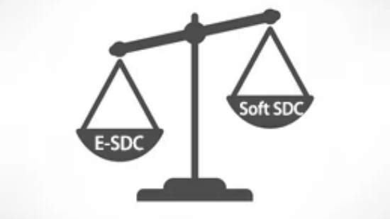 Comparación entre e - SDC y SDC suave